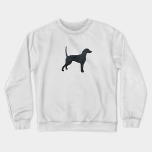 Dalmatian Black Art Silhouette Crewneck Sweatshirt